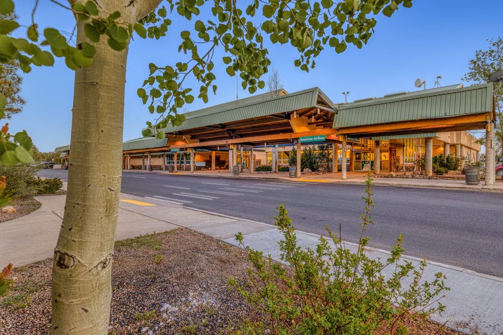 Curbside at FLG airport